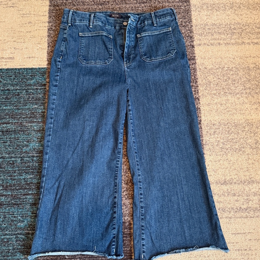 NYDJ Wide Leg Crop Pants Size 16